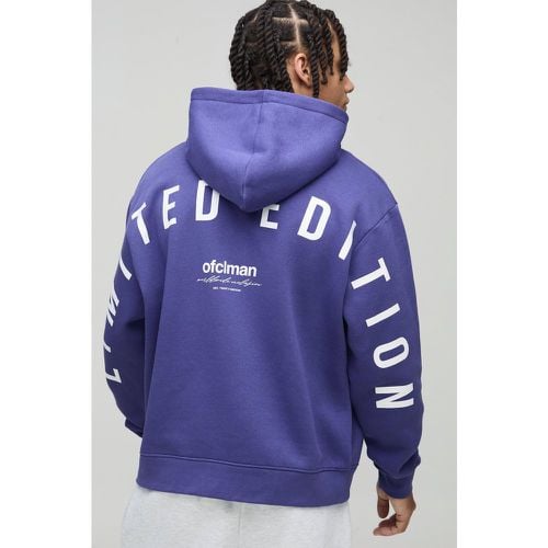 Felpa squadrata oversize Limited con cappuccio - boohoo - Modalova