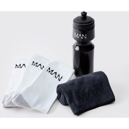 Man Active Gym Gift Bundle, Multi - boohoo - Modalova