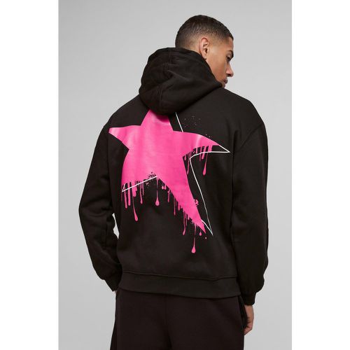 Sudadera Oversize Con Capucha Y Estampado Gráfico De Estrella M - boohoo - Modalova