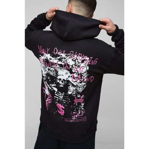 Sudadera Con Capucha Y Estampado Gráfico Renacentista - boohoo - Modalova