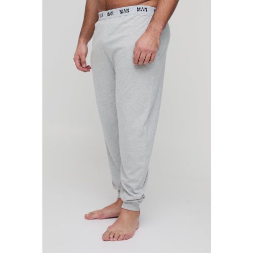 Pantaloni tuta da casa Plus Size Man con polsini alle caviglie - boohoo - Modalova