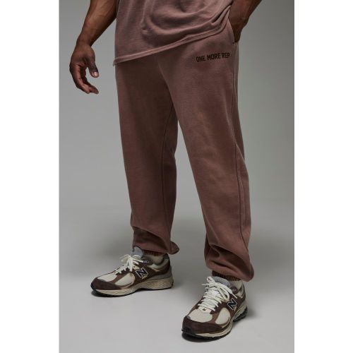 Pantalón Deportivo Oversize Man Active Con Lavado A La Piedra - boohoo - Modalova