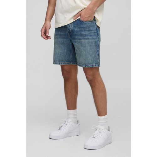 Pantalones Cortos Vaqueros Holgados Rotos En Antiguo - boohoo - Modalova