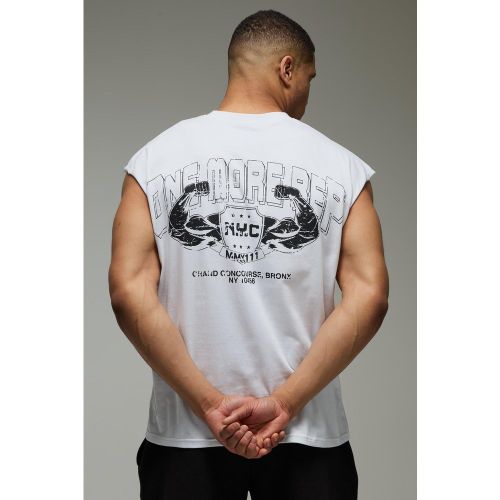 Canotta oversize Man Active One More Rep NYC - boohoo - Modalova