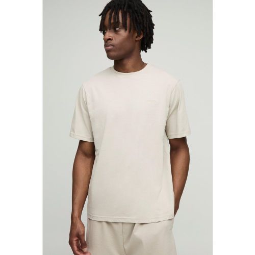 Hombre. Camiseta Básica Con Cuello De Caja - boohoo - Modalova