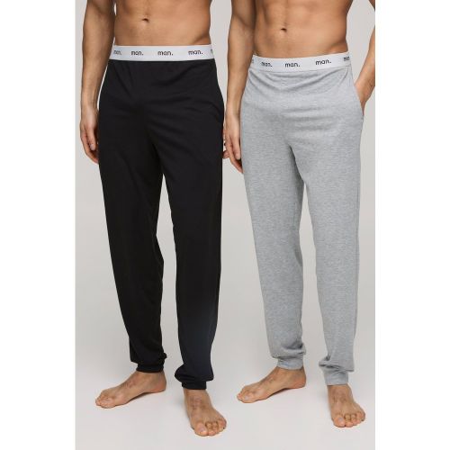 Pantaloni tuta da casa Man - set di 2 paia - boohoo - Modalova