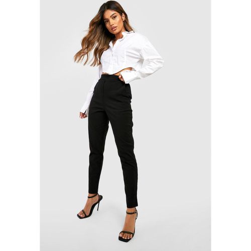 Pantalón Ajustado Elástico, Negro - boohoo - Modalova