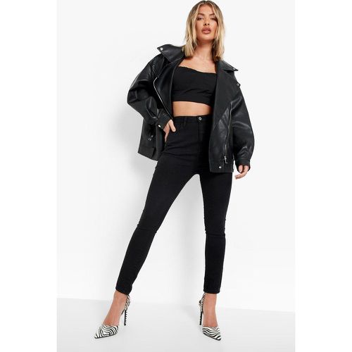 Jeans Basic a vita alta Skinny Fit - boohoo - Modalova