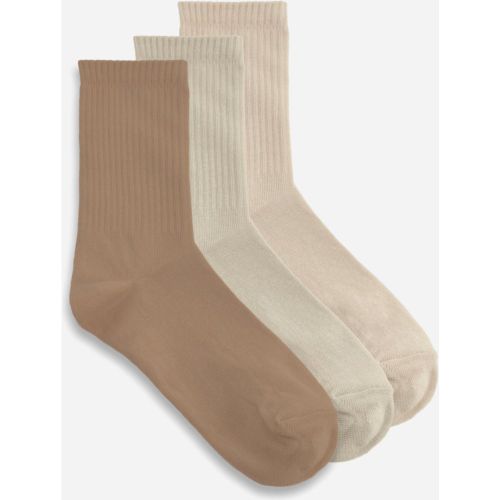 Pack De 3 Pares De Calcetines En Tonos Neutros - boohoo - Modalova