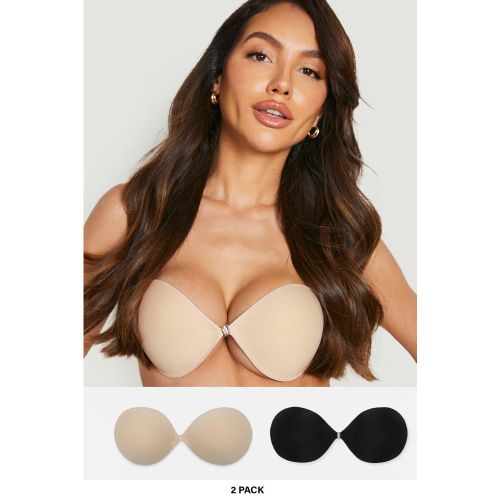 Reggiseno adesivo con chiusura frontale - set di 2 paia - boohoo - Modalova