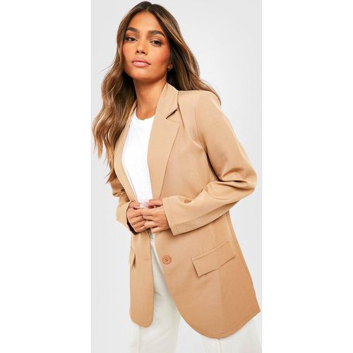 Blazer a monopetto Basic sagomato - boohoo - Modalova