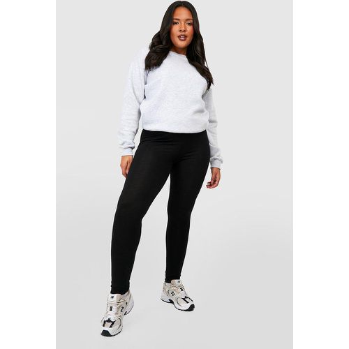 Legging Plus Size Basic a vita alta - boohoo - Modalova