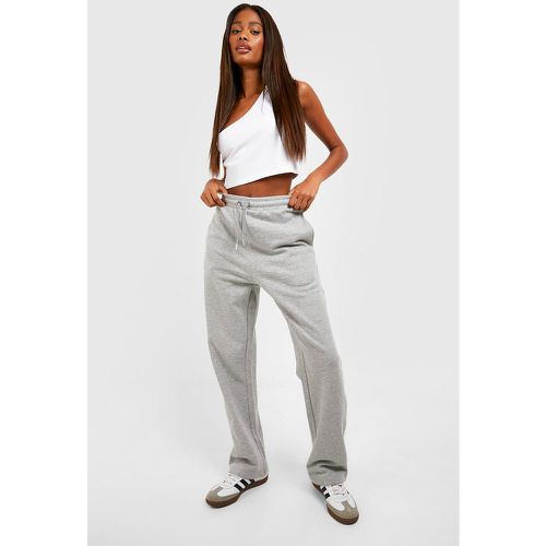 Pantalón Deportivo Recto, Gris - boohoo - Modalova