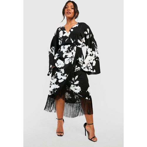 Vestito scaldacuore Plus Size con nappe sul fondo - boohoo - Modalova