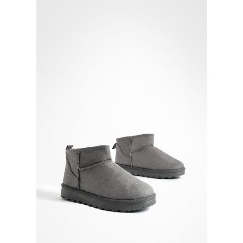 Botas Súper Cómodas Bajas, Gris - boohoo - Modalova