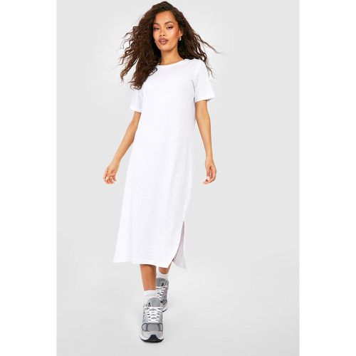 Vestito midi Basic a maniche corte - boohoo - Modalova