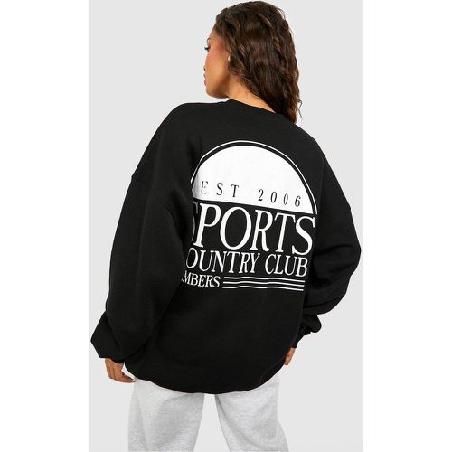 Sudadera Con Eslogan Sports Club - boohoo - Modalova