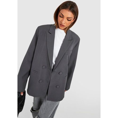 Blazer sartoriale rilassato a doppiopetto - boohoo - Modalova