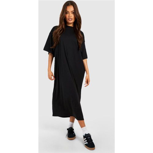 Vestido Camiseta Midi Súper Oversize De Algodón - boohoo - Modalova