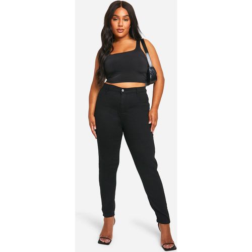 Jeans Plus Size a vita super alta in Power Stretch Skinny Fit - boohoo - Modalova