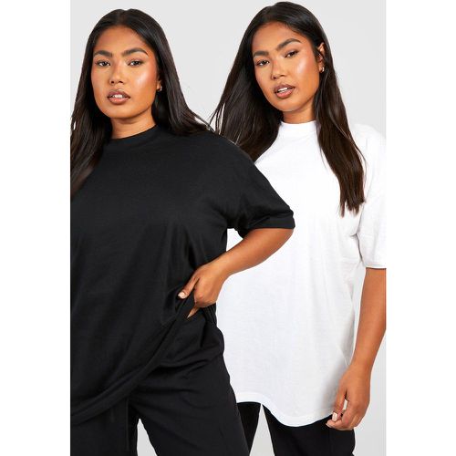 Pack De 2 Camisetas Plus Oversize - boohoo - Modalova