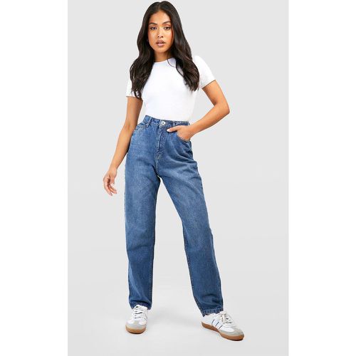 Jeans dritti Petite a vita alta - boohoo - Modalova