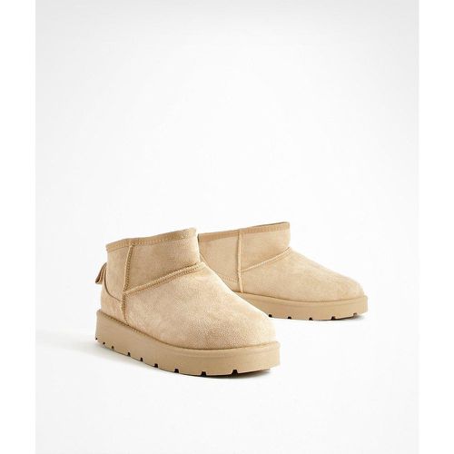 Botas Ultra Mini Cómodas, Beige - boohoo - Modalova