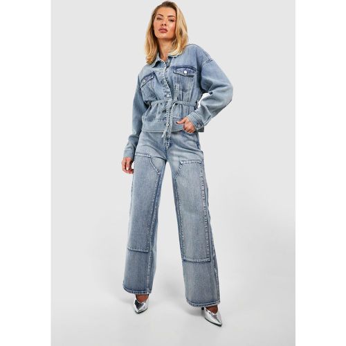 Jeans dritti stile Carpenter - boohoo - Modalova