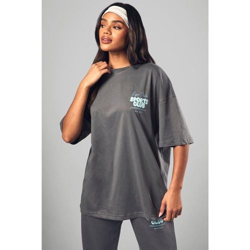 Camiseta Oversize Con Eslogan Dsgn Studio - boohoo - Modalova