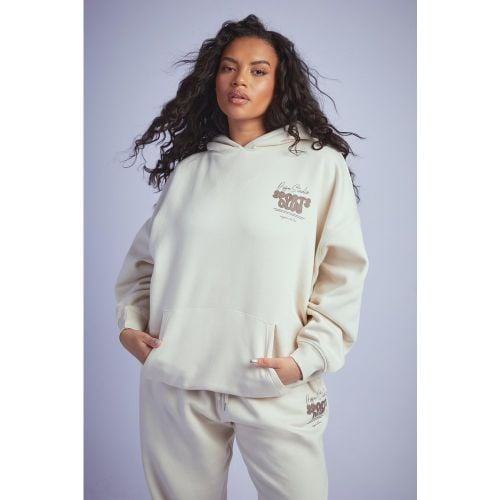 Sudadera Plus Oversize Con Capucha Y Estampado Dsgn Studio - boohoo - Modalova