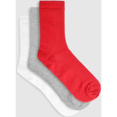 Pack Ribbed Socks, Multi - boohoo - Modalova