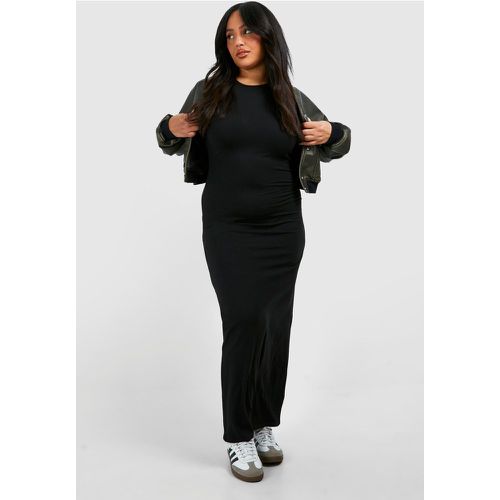 Vestito maxi Plus Size con scollo a vogatore - boohoo - Modalova