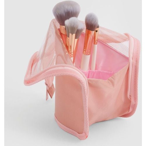 Makeup Brush Travel Organiser, Pink - boohoo - Modalova