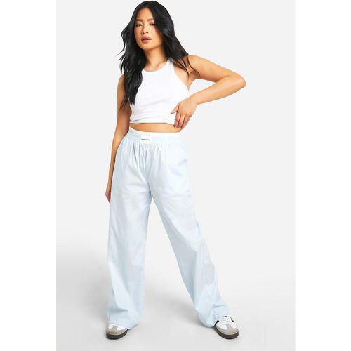 Pantalón Petite Con Cintura Elástica En Contraste - boohoo - Modalova