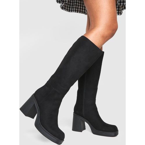 Botas De Caña Alta Con Plataforma - boohoo - Modalova