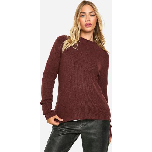 Maglione corto in maglia morbida in maglia fine - boohoo - Modalova