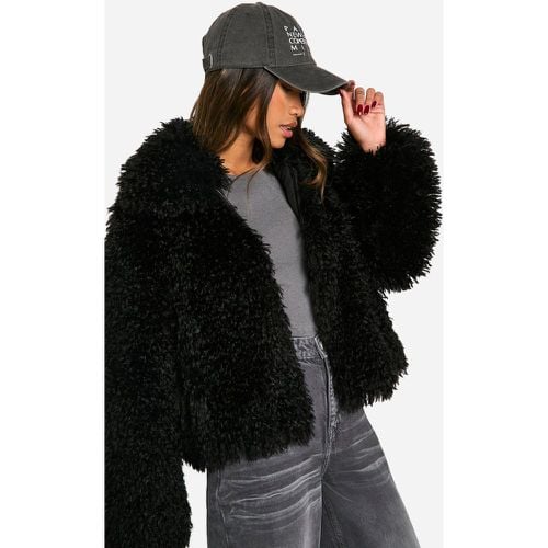 Cappotto in pelliccia sintetica Shaagy - boohoo - Modalova