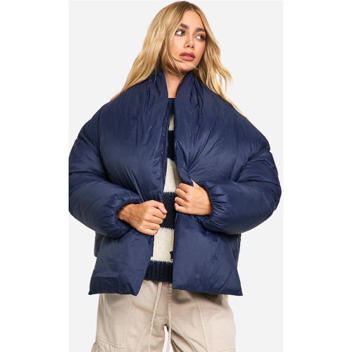 Piumino 2 in 1 stile sciarpa, Navy - boohoo - Modalova