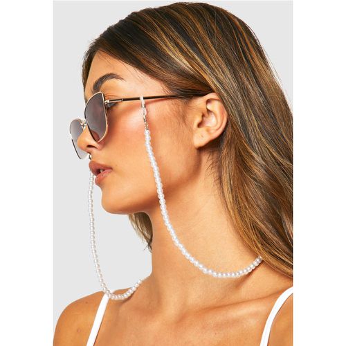 Pearl Detail Sunglasses Chain - boohoo - Modalova
