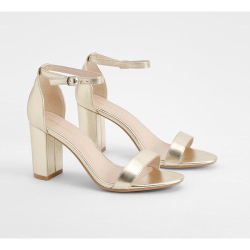 Tacones Gruesos Minimalistas - boohoo - Modalova