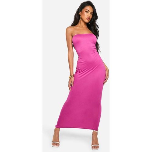 Vestido Maxi Palabra De Honor Súper Suave - boohoo - Modalova