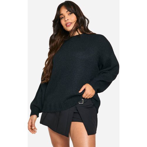 Jersey Plus Largo De Punto Suave - boohoo - Modalova