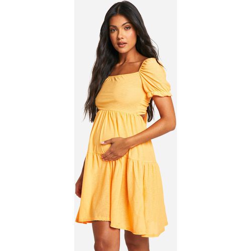Maternity Jersey Smock Milkmaid Mini Dress - boohoo - Modalova