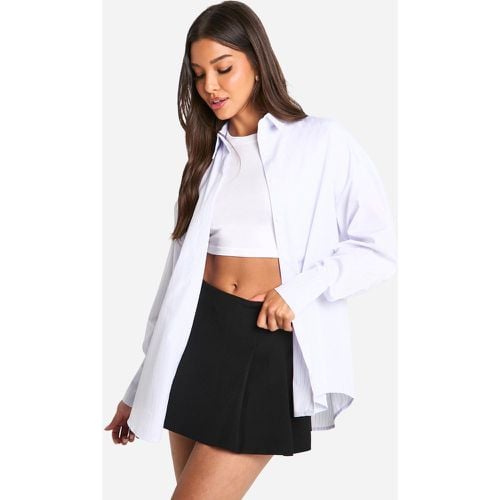 Camisa Oversize De Rayas Finas - boohoo - Modalova