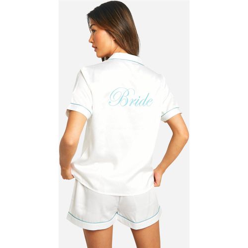 Pijama Corto De Raso Con Estampado Bride - boohoo - Modalova