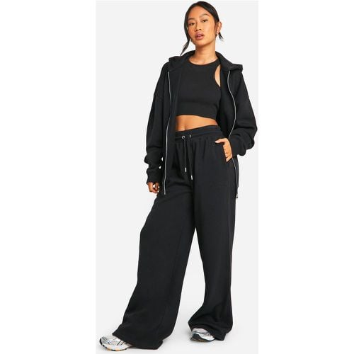 Pantalón Deportivo De Pernera Ancha Con Bordado Dsgn Studio - boohoo - Modalova