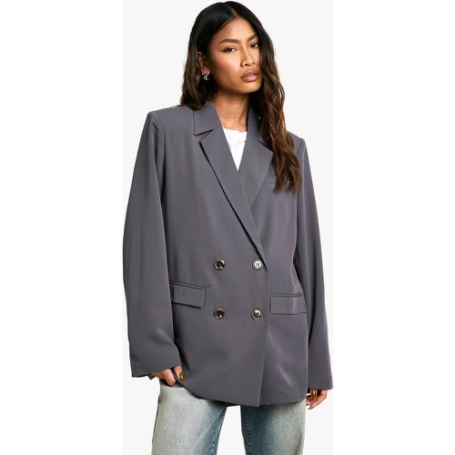 Blazer sartoriale oversize a doppiopetto - boohoo - Modalova