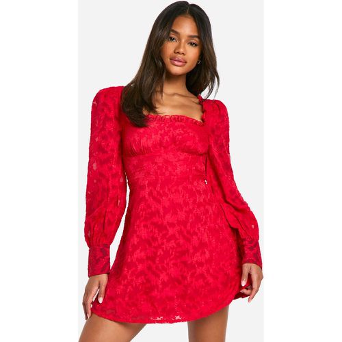 Vestido Mini Estilo Mesonera Estilo Corsé Texturizado - boohoo - Modalova