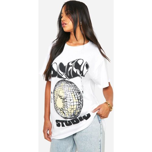 T-shirt oversize Dsgn Studio Discoball - boohoo - Modalova
