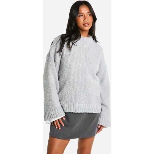 Jersey Petite Oversize De Tejido Bouclé - boohoo - Modalova